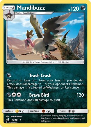 Mandibuzz 93/181 - SM  Team Up - Poke-Collect