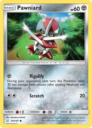 Pawniard 104/181 - Team Up Reverse Holofoil - Poke-Collect