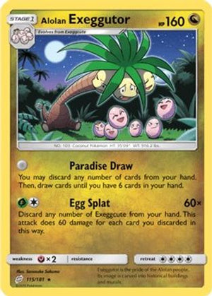 Alolan Exeggutor 115/181 - Team Up Reverse Holofoil - Poke-Collect