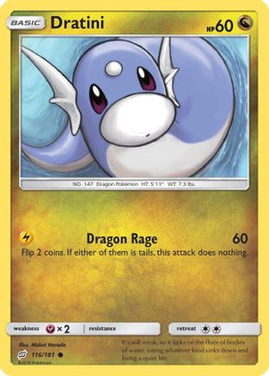 Dratini (116) 116/181 - SM  Team Up Reverse Holofoil - Poke-Collect