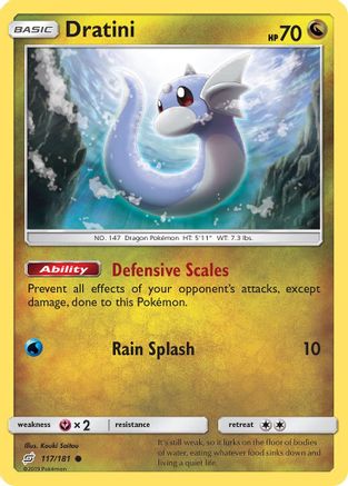 Dratini 117/181 - Team Up Reverse Holofoil - Poke-Collect