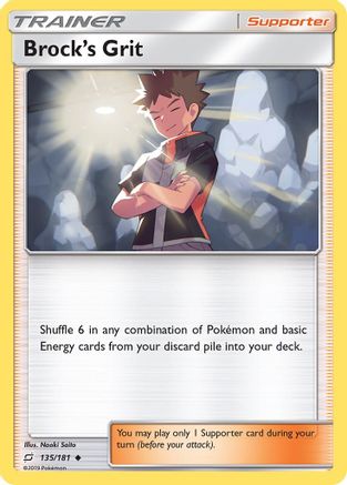 Brock's Grit 135/181 - SM  Team Up - Poke-Collect