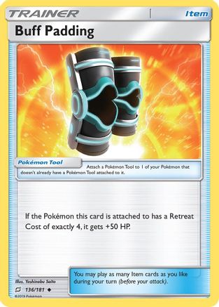Buff Padding 136/181 - SM  Team Up Reverse Holofoil - Poke-Collect