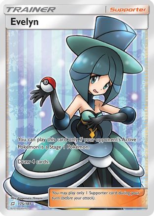 Evelyn (Full Art) 175/181 - SM  Team Up Holofoil - Poke-Collect