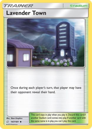 Lavender Town 147/181 - SM  Team Up - Poke-Collect