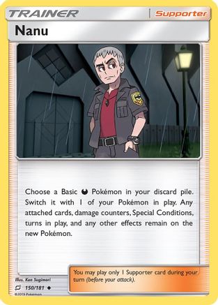 Nanu 150/181 - SM  Team Up Reverse Holofoil - Poke-Collect