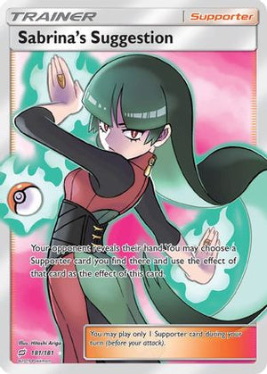 Sabrina's Suggestion 181/181 - Team Up Holofoil - Poke-Collect