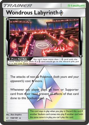 Wondrous Labyrinth ◇ 158/181 - Team Up Holofoil - Poke-Collect