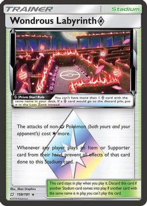 Wondrous Labyrinth ◇ 158/181 - Team Up Holofoil - Poke-Collect