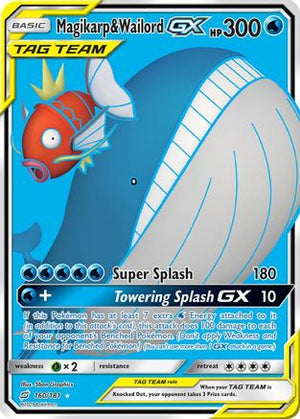 Magikarp & Wailord-GX 160/181 - Team Up Holofoil - Poke-Collect