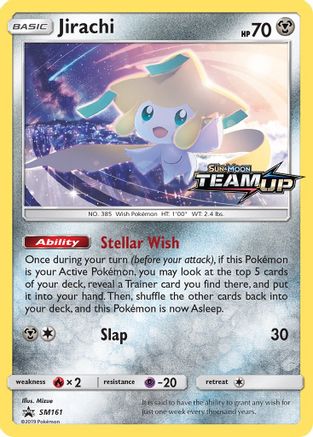 Jirachi SM161/248 - SM Black Star Promos Holofoil - Poke-Collect