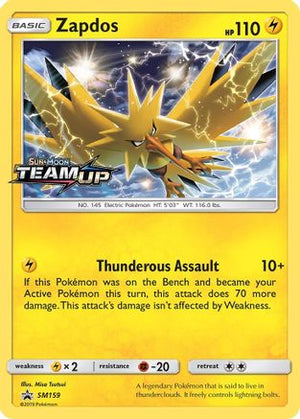 Zapdos SM159/248 - SM Black Star Promos Holofoil - Poke-Collect
