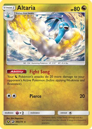 Altaria 40a/70 - Dragon Majesty Holofoil