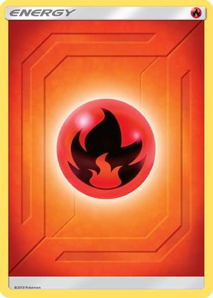 Fire Energy (2019 Unnumbered) - SM  Team Up Reverse Holofoil - Poke-Collect