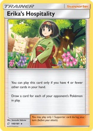 Erika's Hospitality - 140/181 (SM Team Up) 140 - Deck Exclusives - Poke-Collect