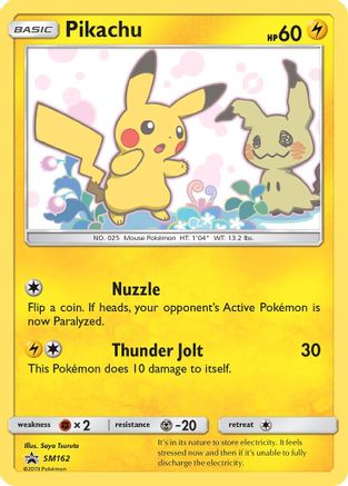 Pikachu SM162/248 - SM Black Star Promos Holofoil - Poke-Collect