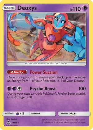 Deoxys SM164/248 - SM Black Star Promos Holofoil