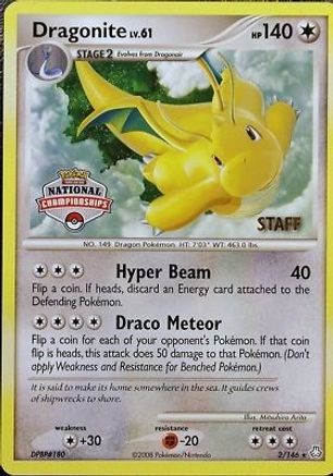 Dragonite - 2/146 (National Championships) [Staff] 2 - League & Championship Cards - Poke-Collect