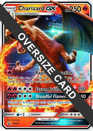 Charizard GX - SM195 (SM Black Star Promo) SM195 - Jumbo Cards Holofoil