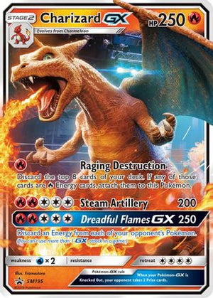 Charizard-GX SM195/248 - SM Black Star Promos Holofoil