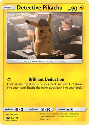 Detective Pikachu SM194/248 - SM Black Star Promos Holofoil