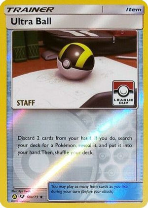 Ultra Ball - 68a/73 (League Cup) [Staff] 68a - League & Championship Cards Reverse Holofoil - Poke-Collect