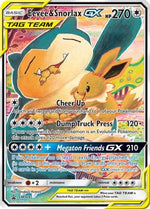 Eevee & Snorlax GX - SM169 SM169/248 - SM Promos Holofoil - Poke-Collect