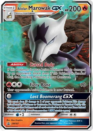 Alolan Marowak GX - SM187 SM187/248 - SM Promos Holofoil