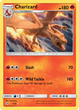 Charizard 5/18 - Detective Pikachu Holofoil - Poke-Collect