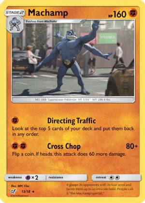 Machamp 13/18 - Detective Pikachu Holofoil - Poke-Collect
