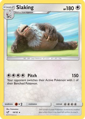 Slaking 18/18 - Detective Pikachu Holofoil - Poke-Collect
