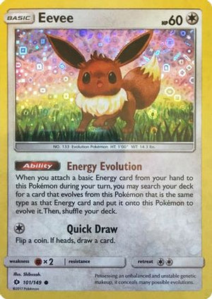 Eevee - 101/149 (General Mills Promo) 101 - Miscellaneous Cards & Products Holofoil - Poke-Collect