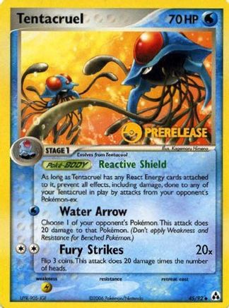 Tentacruel - 45/92 (Prerelease) 45 - Nintendo Promos - Poke-Collect