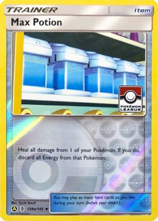 Max Potion - 128a/145 (Pokemon League) 128a/145 - League & Championship Cards Reverse Holofoil - Poke-Collect