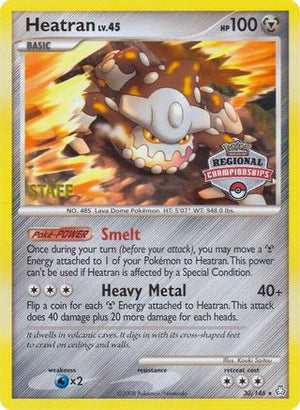 Heatran - 30/146 (Regional Championships) [Staff] 30 - League & Championship Cards - Poke-Collect