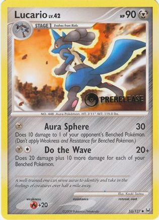 Lucario - 53/127 (Prerelease) 53 - Diamond and Pearl Promos - Poke-Collect