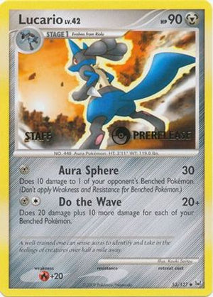Lucario - 53/127 (Prerelease) [Staff] 53 - Diamond and Pearl Promos - Poke-Collect