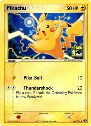 Pikachu - 60/106 (SDCC 2005) 60 - Miscellaneous Cards & Products