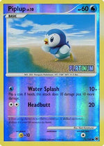 Piplup - 71/100 [Platinum] 71 - Burger King Promos Reverse Holofoil - Poke-Collect
