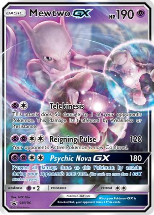 Mewtwo-GX SM196/248 - SM Black Star Promos Holofoil - Poke-Collect