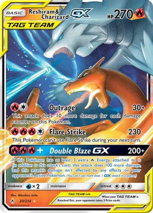 Reshiram & Charizard-GX 20/214 - Unbroken Bonds Holofoil - Poke-Collect
