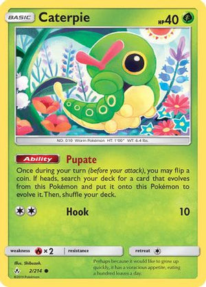 Caterpie 2/214 - Unbroken Bonds Reverse Holofoil