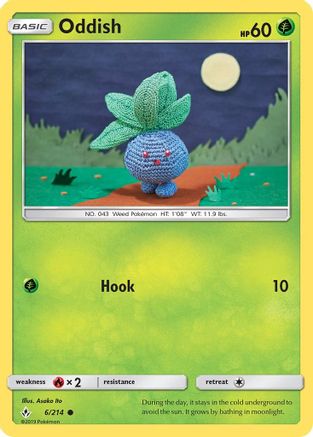 Oddish (6) 6/214 - SM  Unbroken Bonds - Poke-Collect