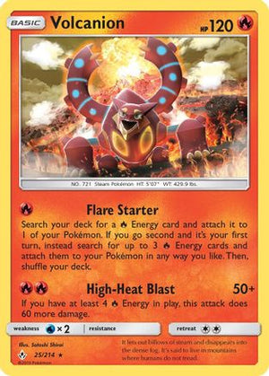 Volcanion 25/214 - Unbroken Bonds Holofoil - Poke-Collect