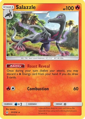 Salazzle 31/214 - Unbroken Bonds - Poke-Collect