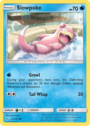 Slowpoke 42/214 - Unbroken Bonds Reverse Holofoil - Poke-Collect