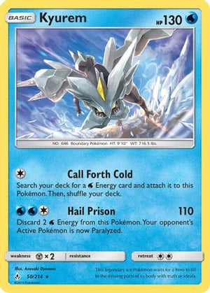 Kyurem 50/214 - Unbroken Bonds Holofoil - Poke-Collect
