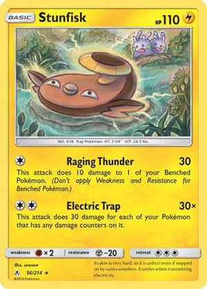 Stunfisk 56/214 - Unbroken Bonds - Poke-Collect