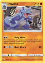 Rhydon 94/214 - SM  Unbroken Bonds Reverse Holofoil - Poke-Collect