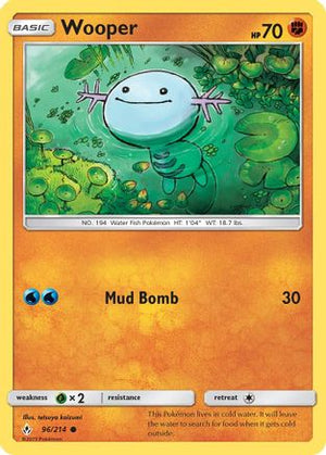 Wooper 96/214 - Unbroken Bonds Reverse Holofoil - Poke-Collect